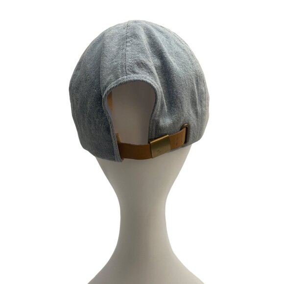 San Diego Hat Co. Blue Denim Ivy Cap With Adjustable Strap & Ventilation Sz L/XL - Picture 3 of 8